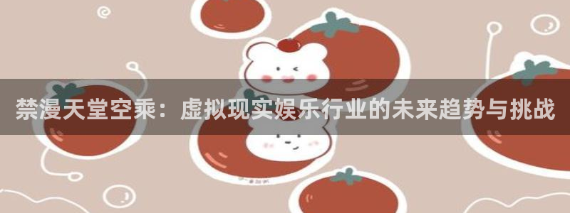 囧次元app：禁漫天堂空乘：虚拟现实娱乐行业的未来趋势与挑战