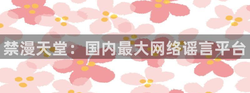 囧次元官方网站入口下载：禁漫天堂：国内最大网络谣言平台